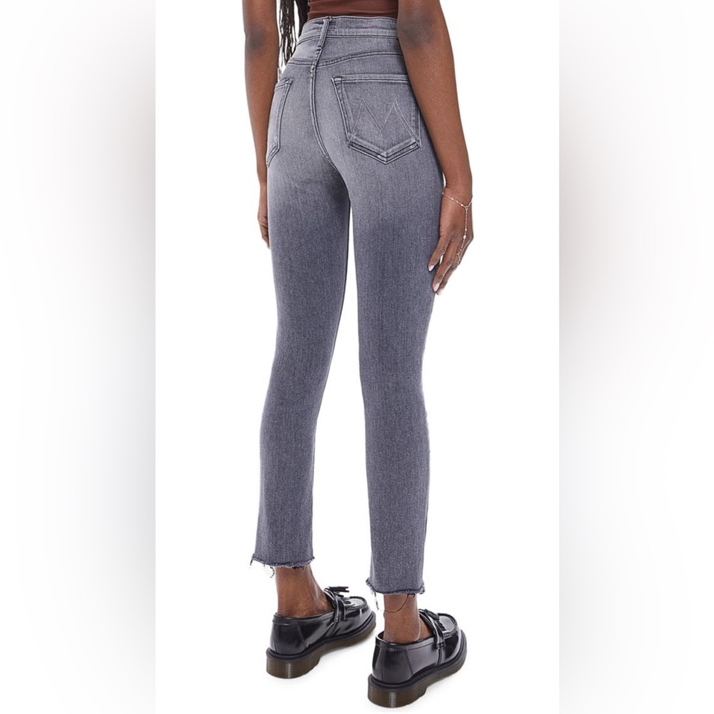 New! Mother The Pixie Dazzler Fray Hem Ankle Skinny Jeans